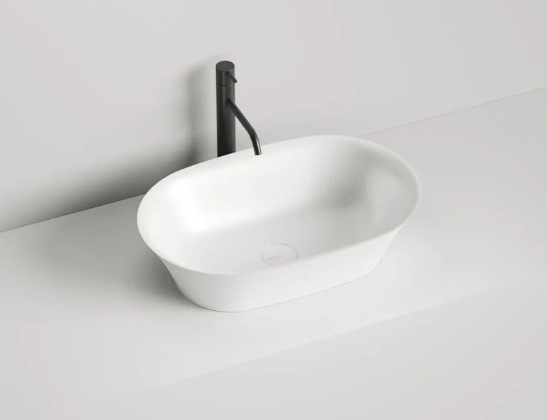 Раковина Salini Mona 60 см белый матовый 110821M Hanex