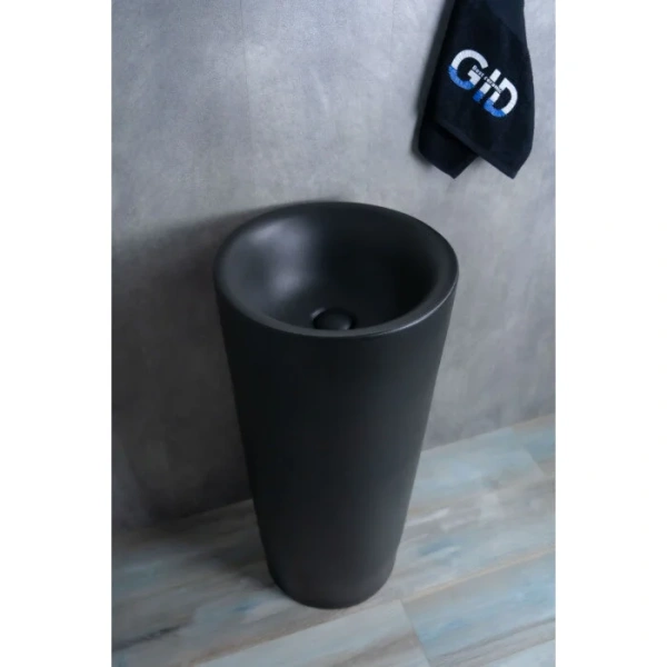 Раковина напольная GID Autonomo Nb130bg 40 см черный графит 81110 Hanex