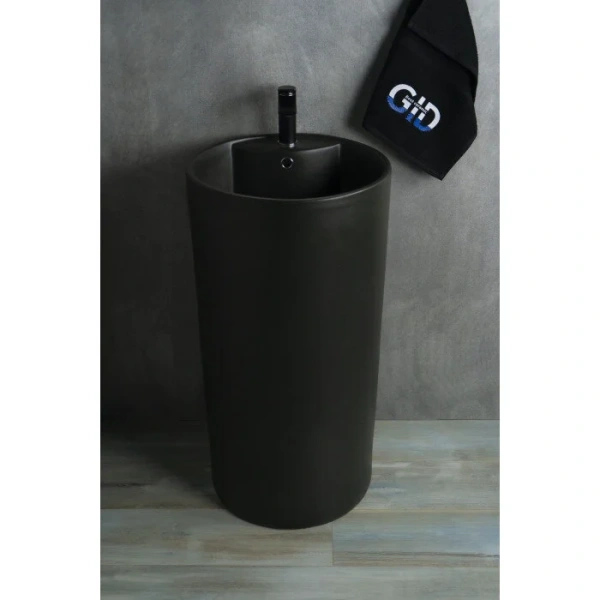 Раковина напольная GID Autonomo Nb135bg 45 см черная 81109 Hanex