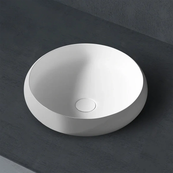 Раковина Abber Stein 40 см белая матовая AS2613 Hanex