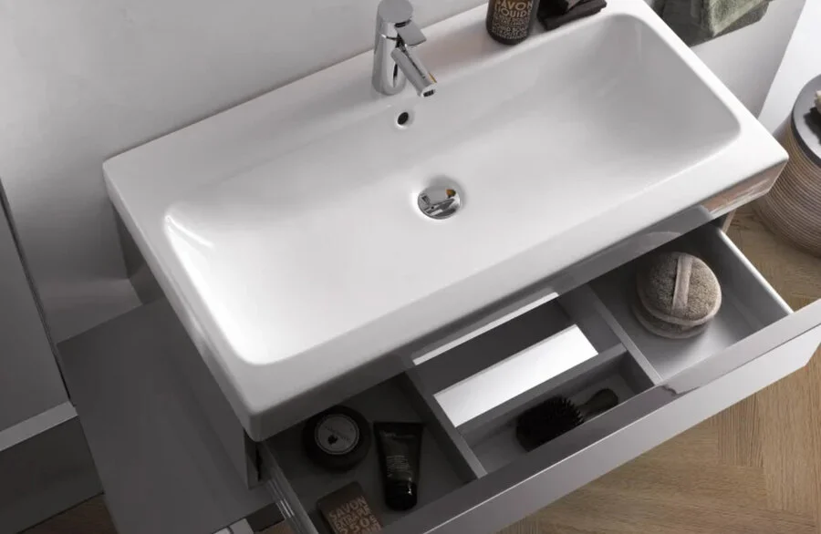 Раковина Geberit iCon 90 см с отверстием под смеситель 124090000