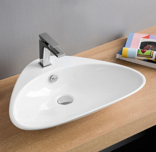 Раковина ArtCeram Plettro 60 см накладная PTL001 01 00