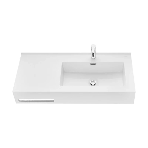 Раковина Акватон Квадро Про 1A733231QA01 100 см с полотенцедержателем