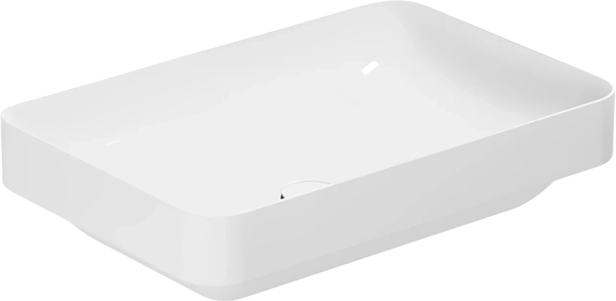 Раковина Azzurra Elegance 60 см прямоугольная ELLG060400S0BI/(ESO60 bi)*0