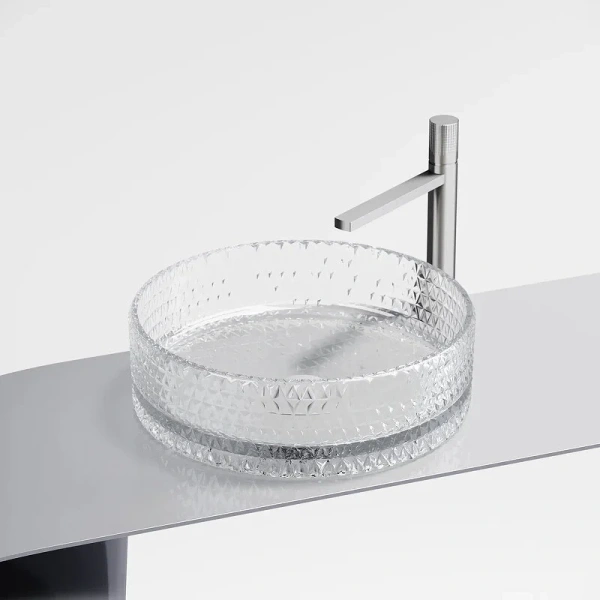 Раковина Ceramica Nova Cristal 36 см прозрачная CN6062