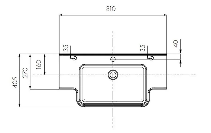 Раковина Акватон Hotel 80 см белая 1A710231PI010