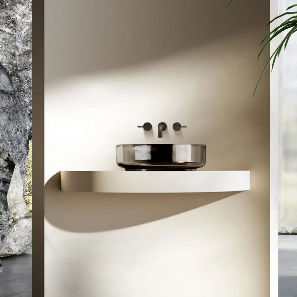 Раковина Vincea 45 см черная VBS-6T16B