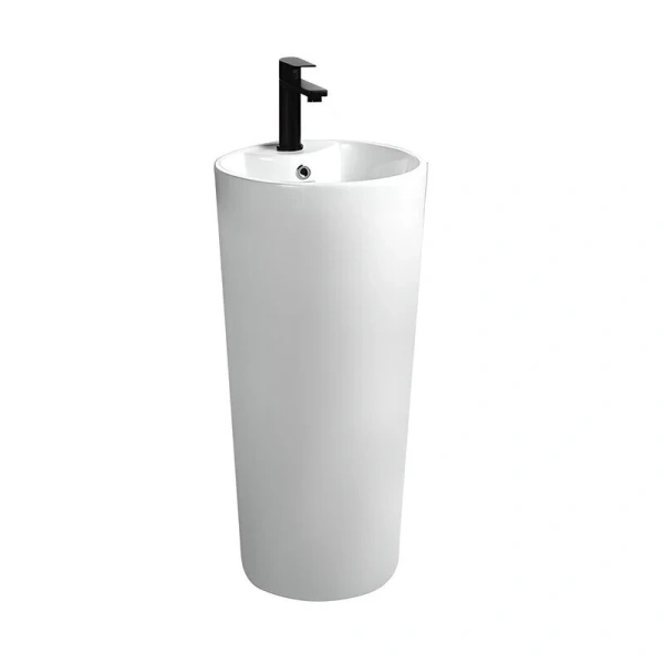 Раковина напольная Vincea 40 см белая VBS-2P201