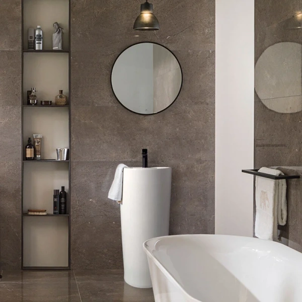 Раковина напольная Vincea 40 см белая VBS-2P201