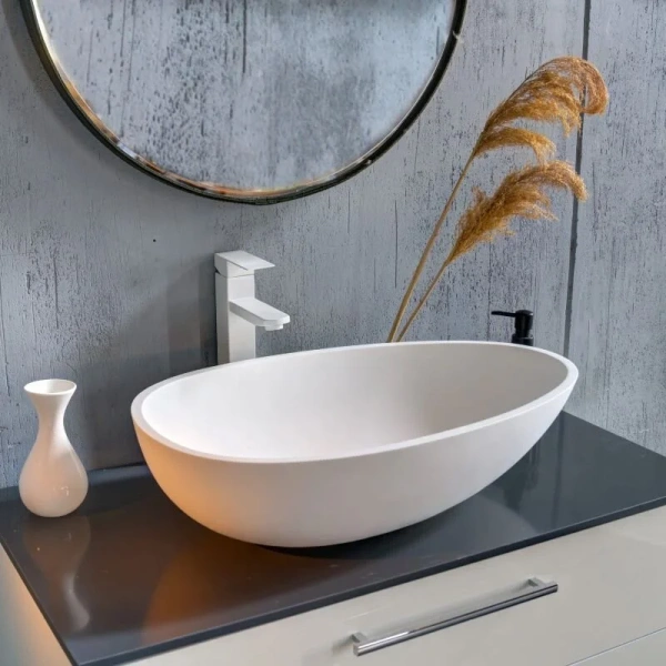 Раковина Montebianco Tuscany 64 см белая матовая 12002