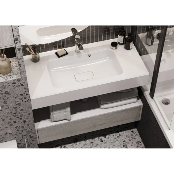 Раковина Акватон Ричмонд 1A70603KRD010 100 см литьевой мрамор