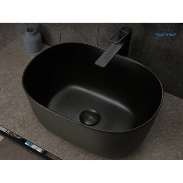 Раковина GID Creativo N9302bg 45 см черный графит 53377