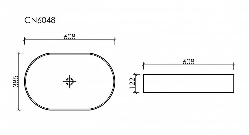 Раковина Ceramica Nova Element 60 см розовая CN6048MP