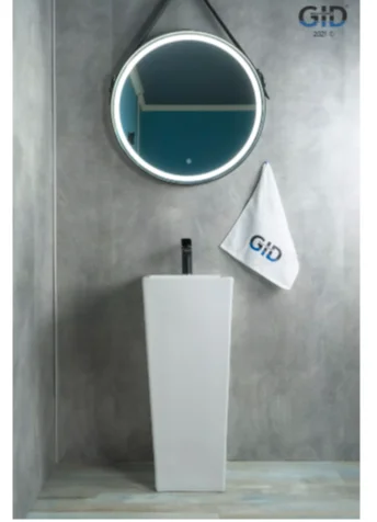 Раковина напольная GID Autonomo Nb147 34 см белая 81104