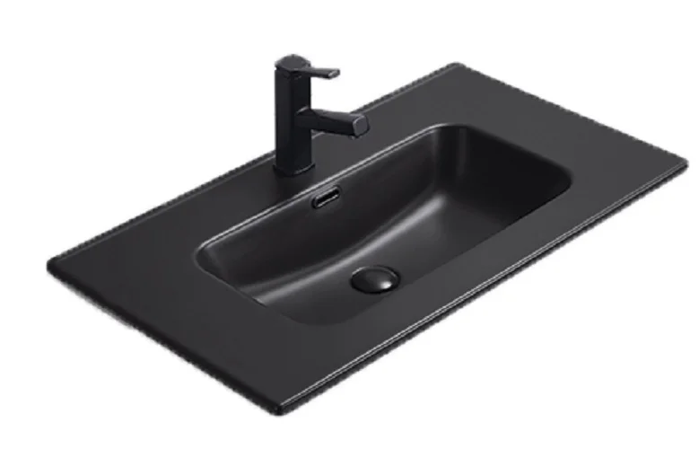 Раковина GID Integrado Bm9080s 81 см черная 72209