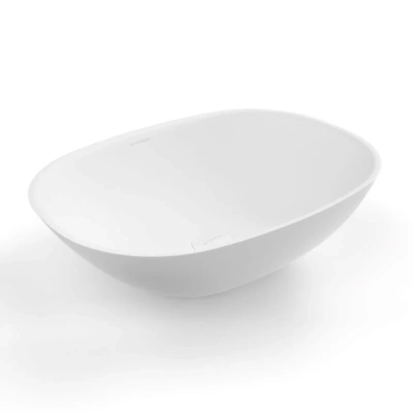 Раковина Montebianco Loreto Cinque 55 см белая матовая 12023