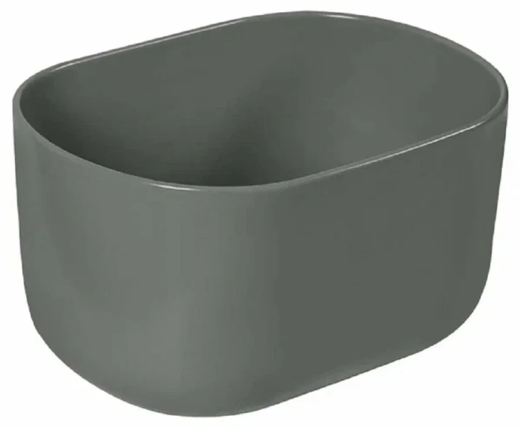 Раковина SantiLine 46 см серая матовая SL-1113MG