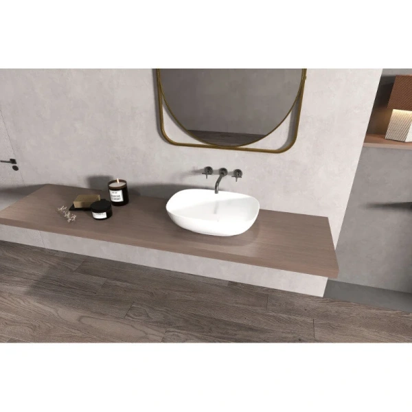 Раковина Abber Stein 51.5 см белая матовая AS2637