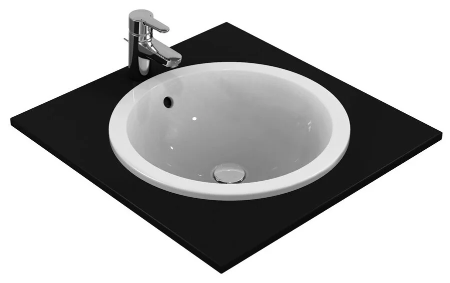 Раковина Ideal Standard Connect 38 см встраиваемая белая E505101