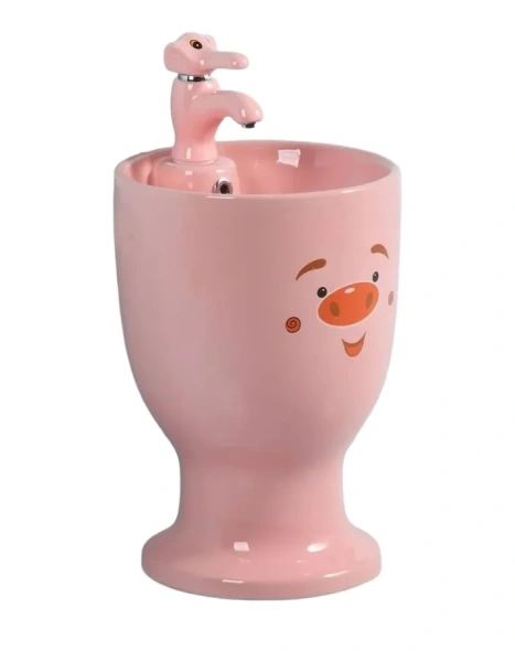 Раковина напольная GID Aventura Nb193-PK 37 см розовая 69911