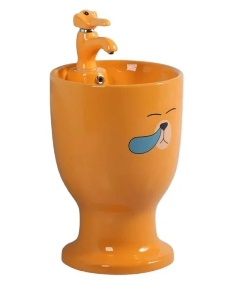 Раковина напольная GID Aventura Nb193-OR 37 см оранжевая 69913