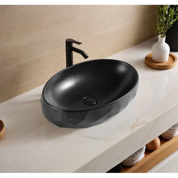 Раковина GID Lago Bm9030wx 61 см черная матовая 53385