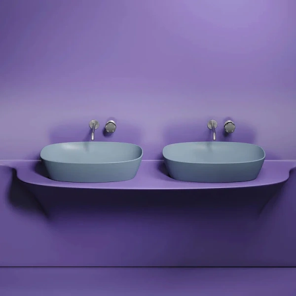 Раковина Ceramica Nova Element 60 см серо-голубая CN6049MHL