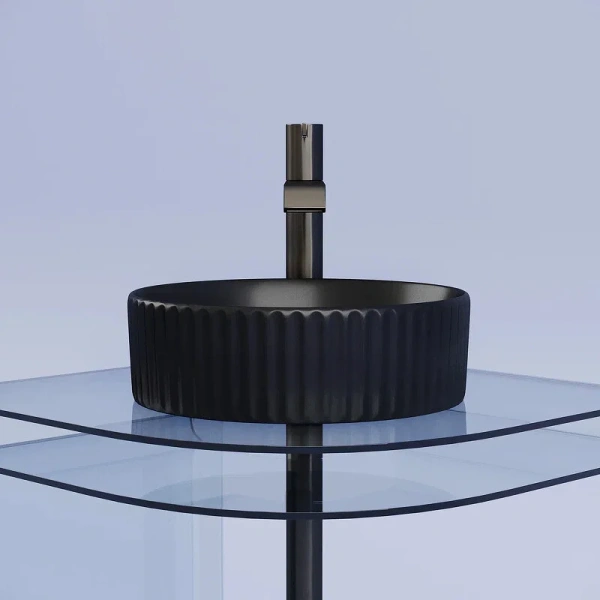 Раковина Ceramica Nova Element 36 см черная матовая CN6057MB