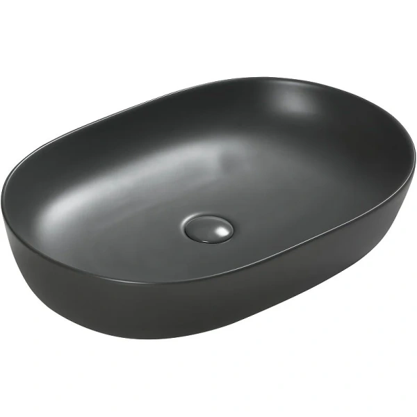 Раковина SantiLine 60 см темно-серая SL-1017DG