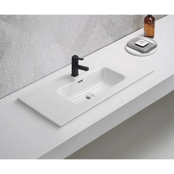 Раковина GID Integrado 9010s 102 см белая 71159