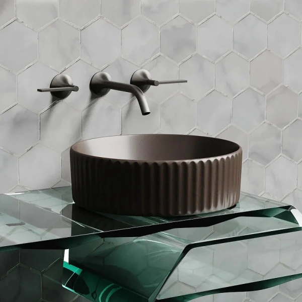 Раковина Ceramica Nova Element 36 см темно-коричневая CN6057MDB