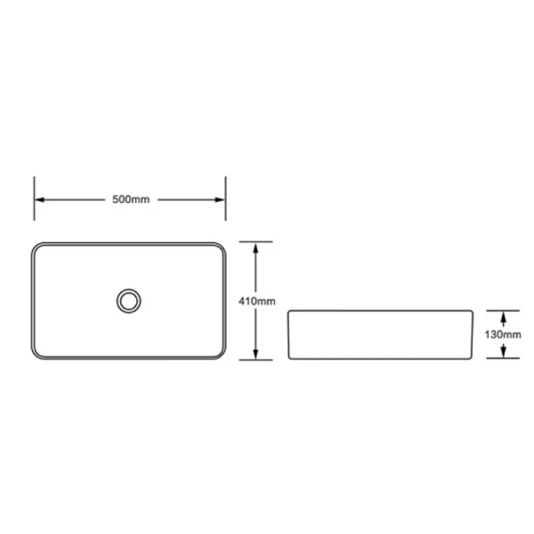 Раковина SantiLine 50 см бежевая SL-1051BG