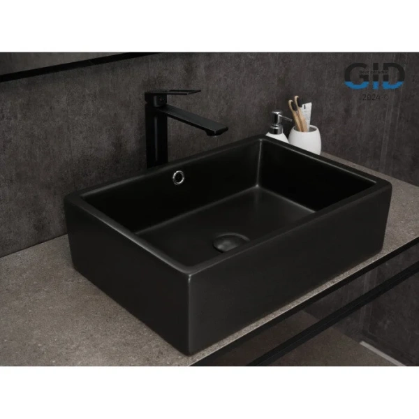Раковина GID Geometrico N9129bg 51 см черная 53381