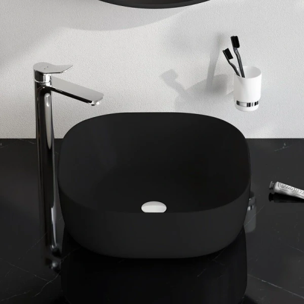 Раковина Am.Pm Func 43 см черная матовая M8FWCC30430BM