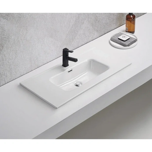 Раковина GID Integrado 9090s 91 см белая 71158