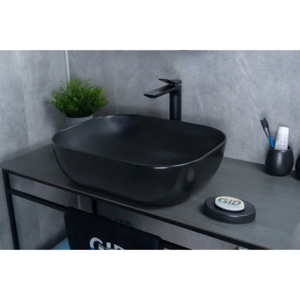 Раковина GID Geometrico Bm1302 50 см черная матовая 53348