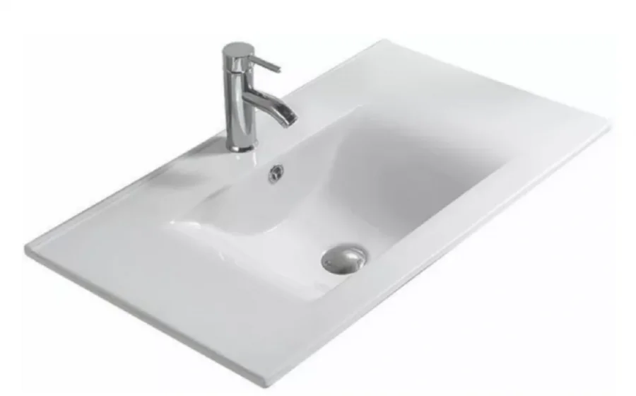 Раковина SantiLine 90 см белая SL-2110(90)