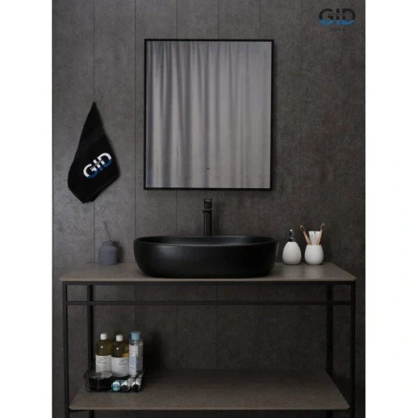 Раковина GID Lago Bm9026a 60 см черная матовая 53369