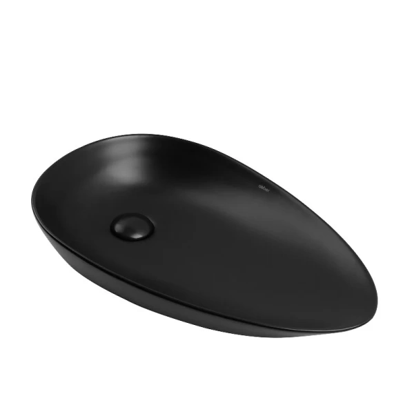 Раковина Abber Bequem 60 см черная матовая AC2117MB