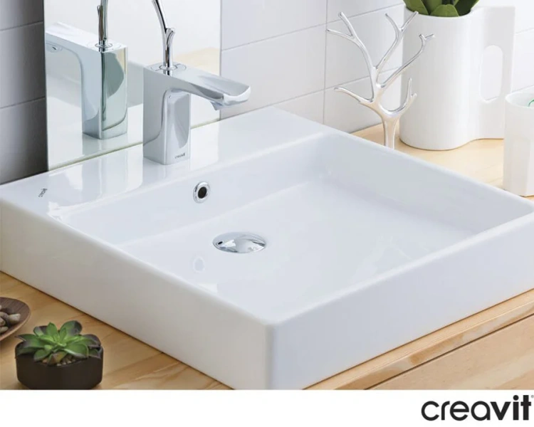 Раковина Creavit Next 50 см квадратная NX255-00CB00E-0000