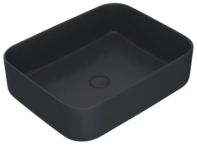 Раковина IDDIS Bridge 50 см черная матовая BRIBM05i27