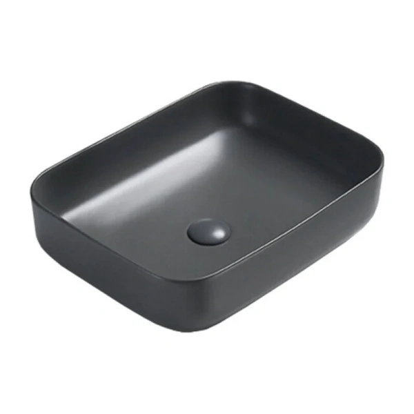 Раковина Vincea 50 см керамическая, антрацит матовый VBS-105MA