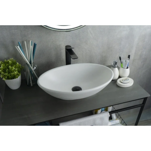 Раковина GID Lago Wm9021 52 см белая матовая 51193