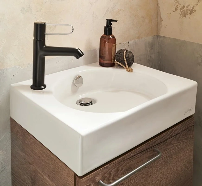 Раковина Jacob Delafon Odeon Rive Gauche 45 см белая EGN112-00