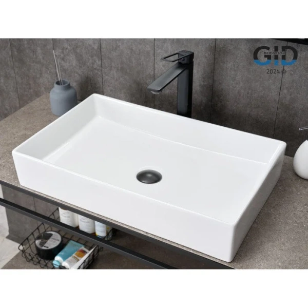 Раковина GID Geometrico N9496 60 см белая 51228