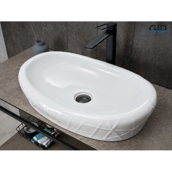 Раковина GID Creativo 777s 60 см белая 51222