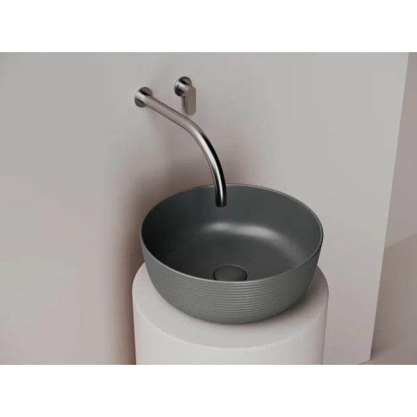 Раковина Ceramica Nova Element 35 см темный антрацит матовый CN6073MDH