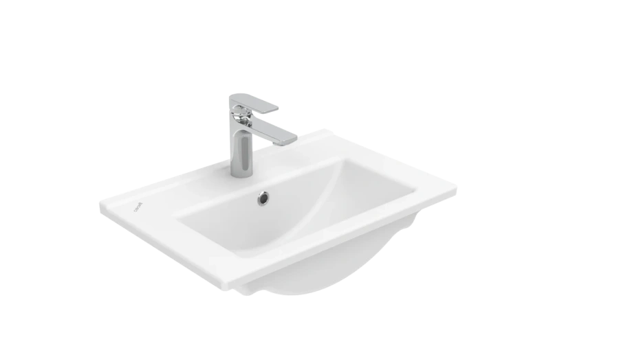 Раковина Creavit Su 55 см белая SU055-00CB00E-0000