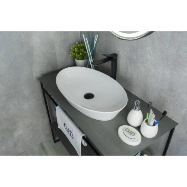 Раковина GID Lago N9397 61 см белая 51141