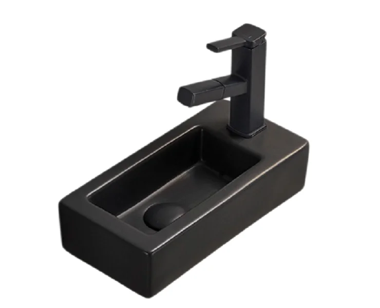 Раковина GID Suspendido Bm9272L 37 см левосторонняя черная 62203L